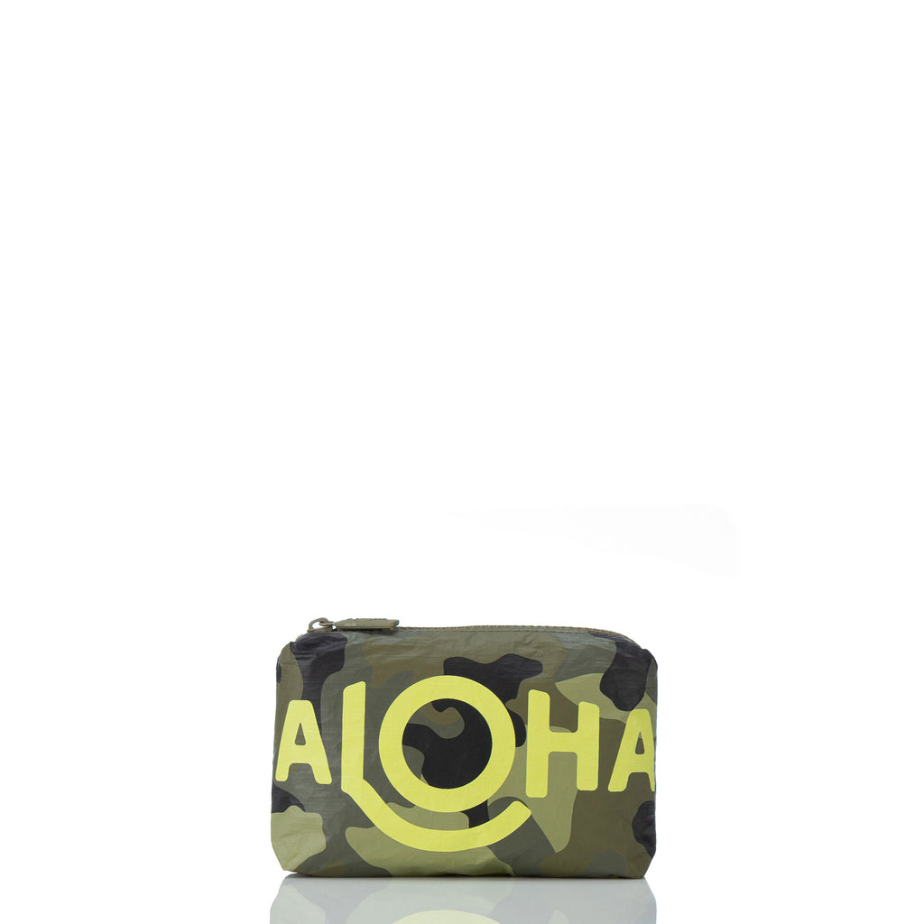 Mini Pouch | Camo ALOHA Logo