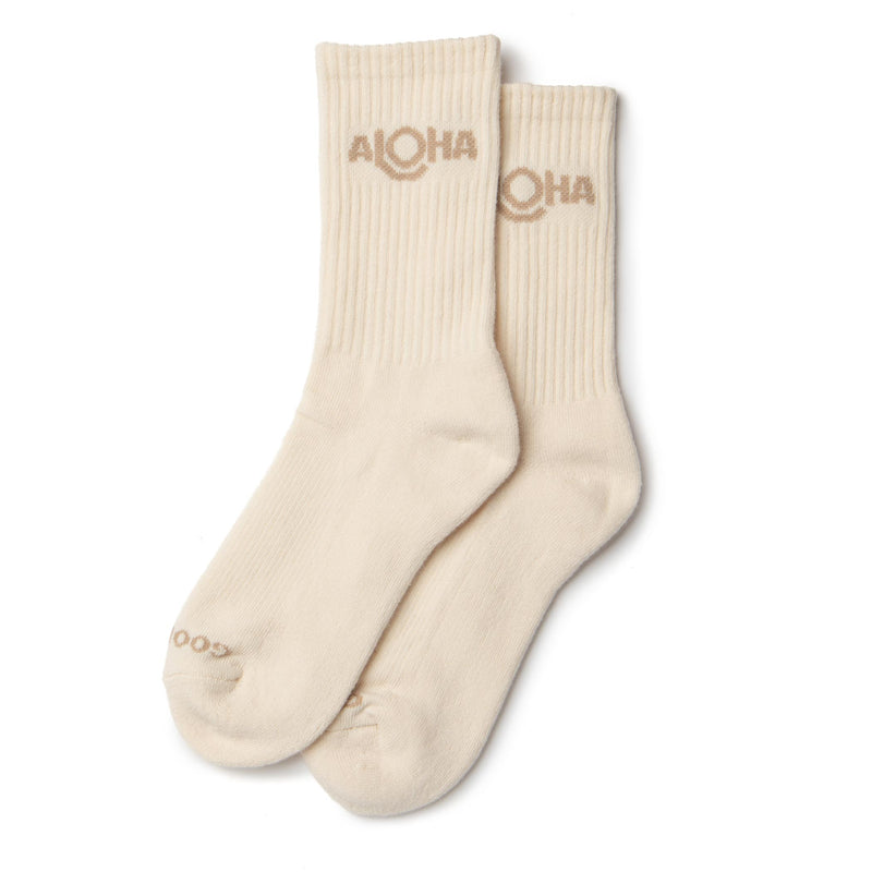 Crew Socks | ALOHA Logo