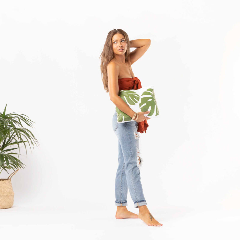 Max Pouch | Monstera - Back