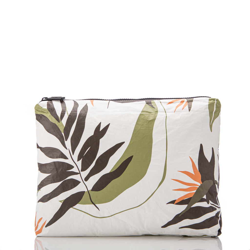 Mid Pouch | Painted Birds - Front