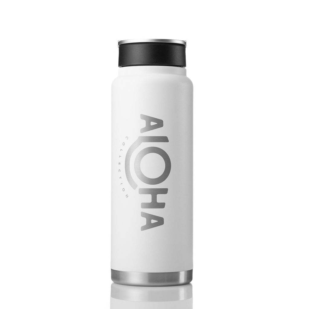Mizu Water Bottle | Aloha Logo - Front