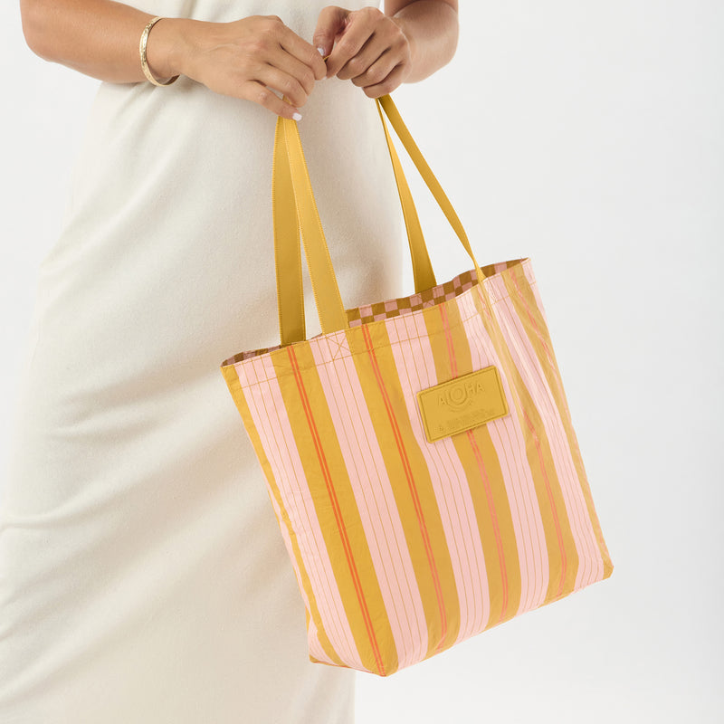 Reversible Tote | Market Stripe
