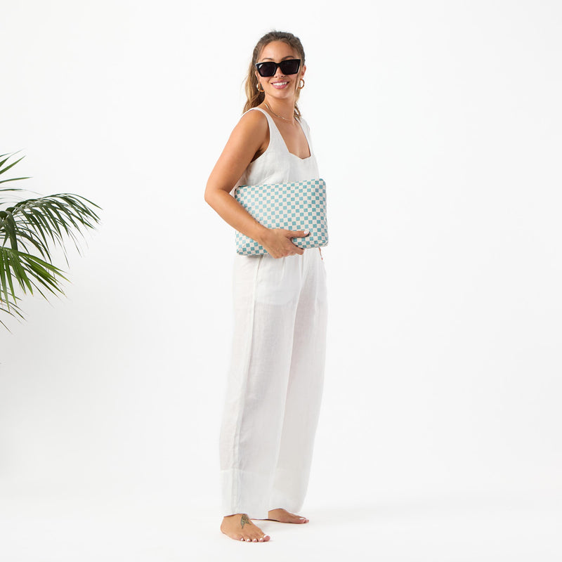 Mid Pouch | Petite Check