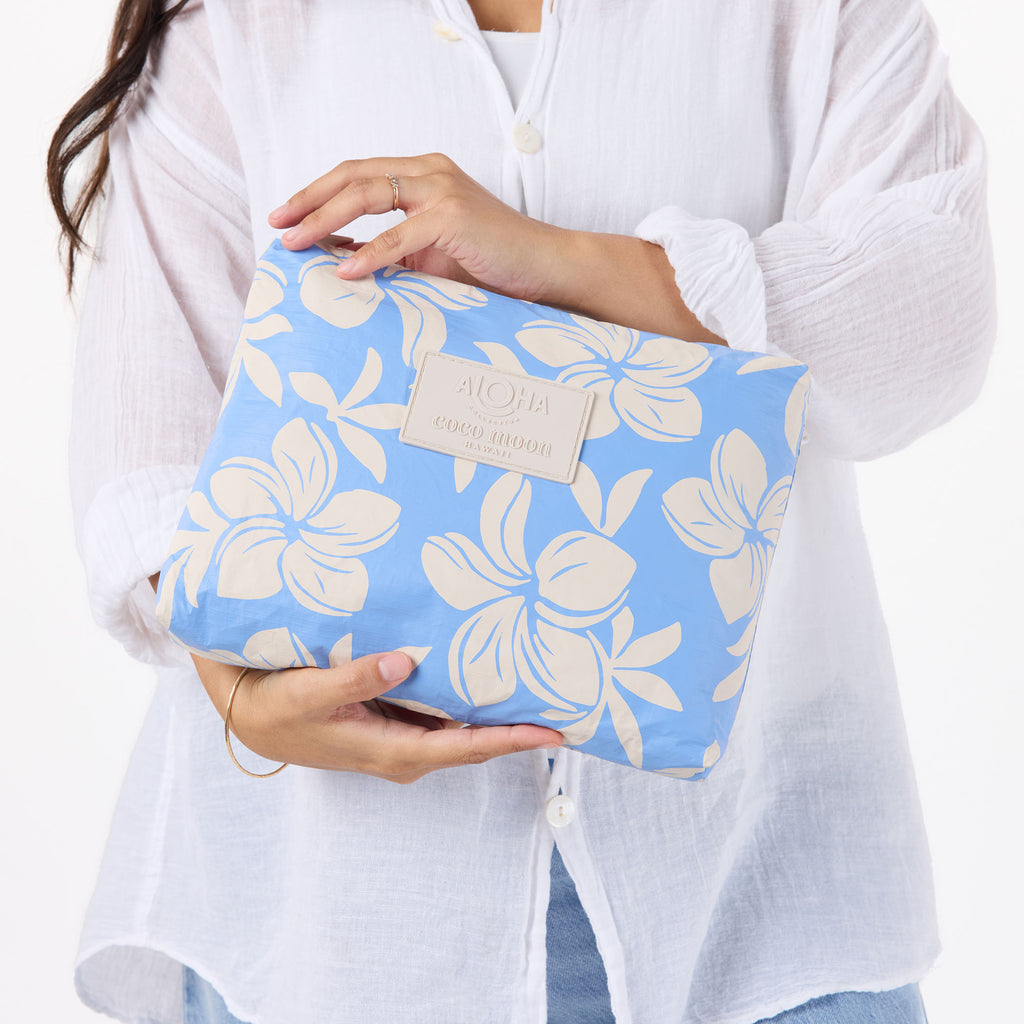 Mid Pouch | Plumeria Dreams by Coco Moon