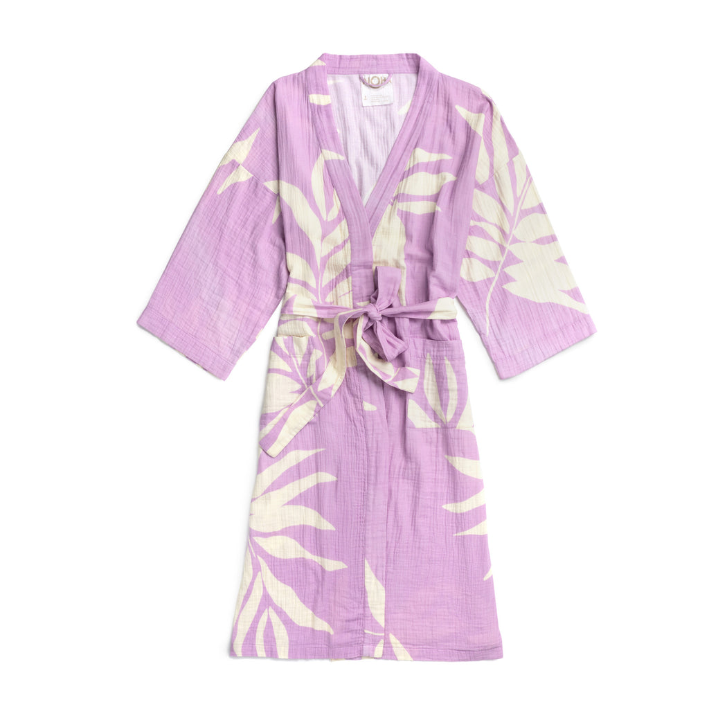 Staycation Robe | Painted Fronds