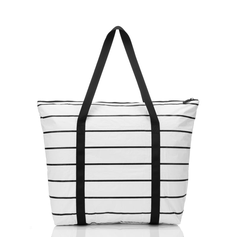 Zipper Tote | Pinstripe