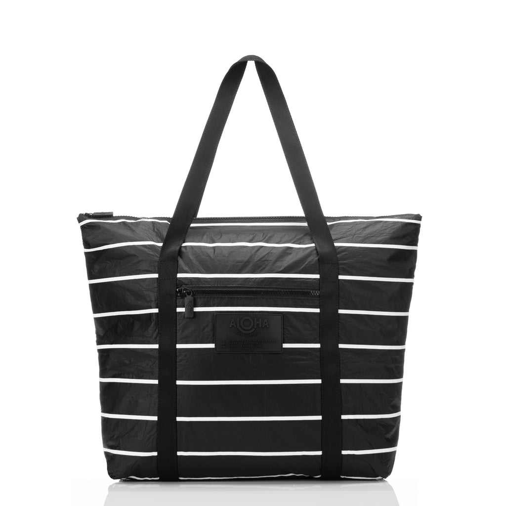 Zipper Tote | Pinstripe