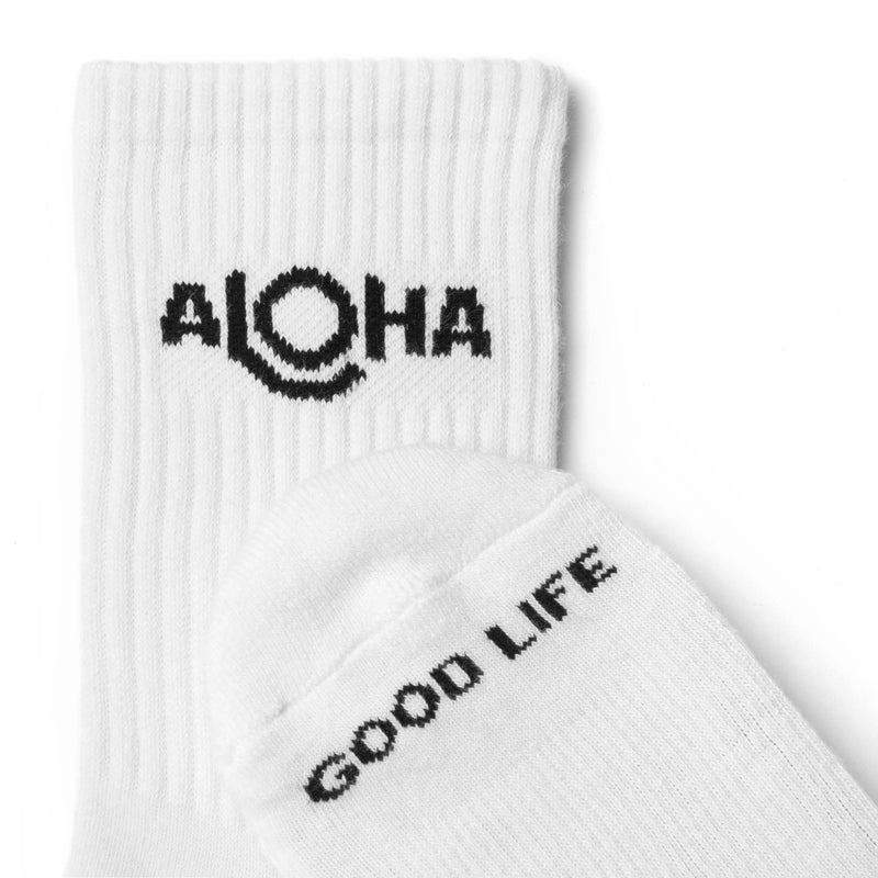 Crew Socks | ALOHA Logo