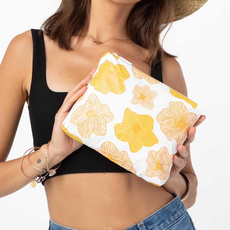 Small Pouch | Hau Bloom By Lwlh - Front